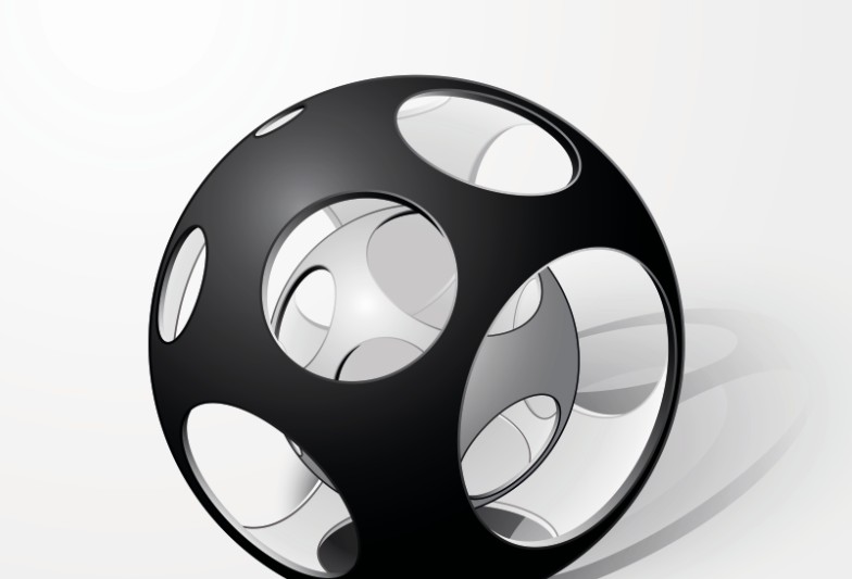 Creative abstract sphere design vector 05