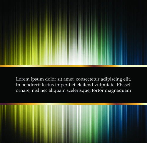 Bright glowing lines vector background 04