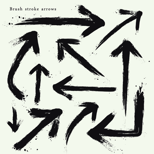 stroke brush arrows 