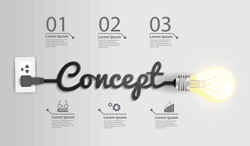 template infographic creative bulb 