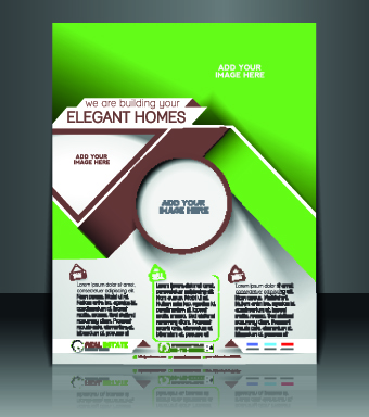 Business flyer and brochure cover design vector 69