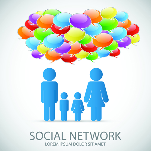 social network business template business 