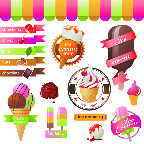 ice cream flavors different cream 