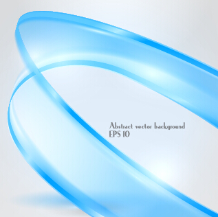 Dynamic transparent blue ribbon vector background 05