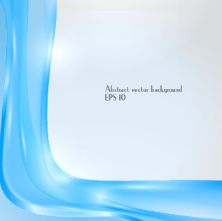 Dynamic transparent blue ribbon vector background 06