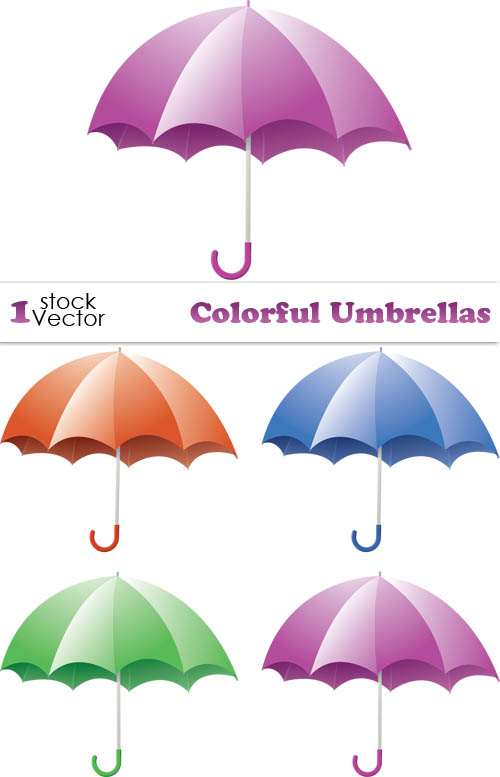 umbrellas colorful 