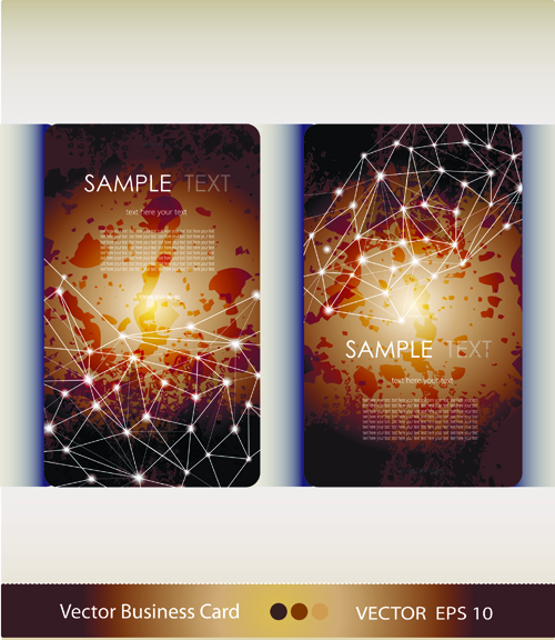 Exquisite Business Cards Vectors graphic 03