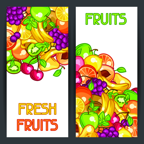 vertical banner fruit fresh banner 