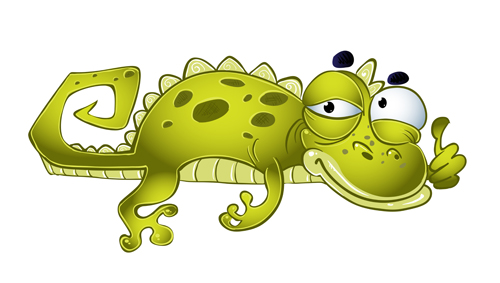 Funny Crocodile design vector