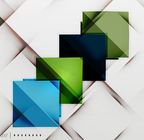 Geometric shapes background business vector 08