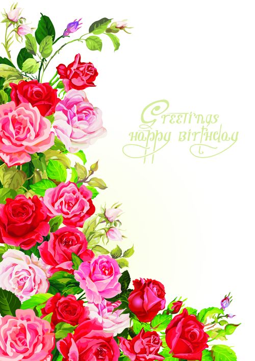 happy birthday happy greeting flowers flower cards card birthday 