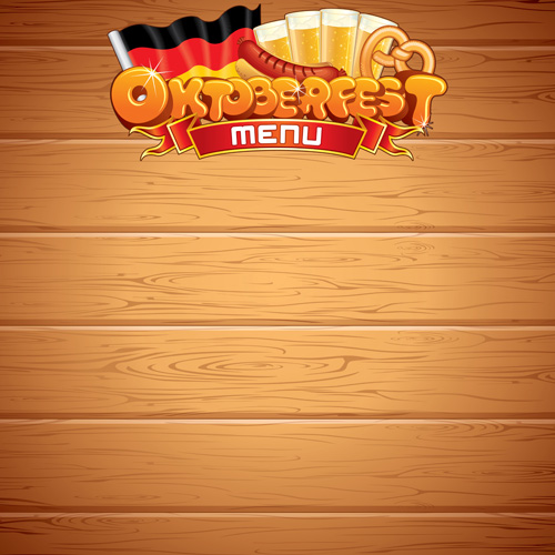 Oktoberfest design elements vector set 01