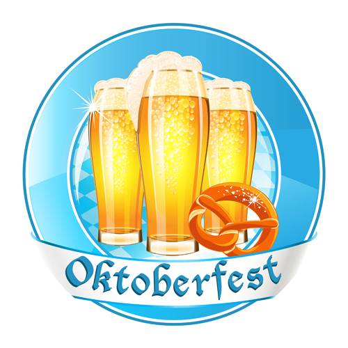 Oktoberfest design elements vector set 13
