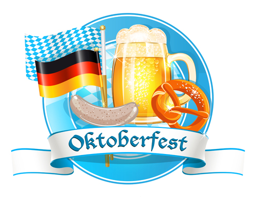 Oktoberfest design elements vector set 14