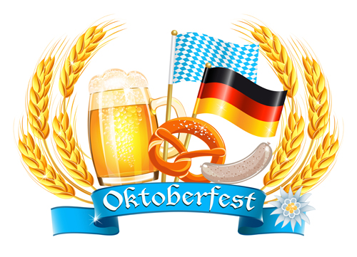 Oktoberfest design elements vector set 16