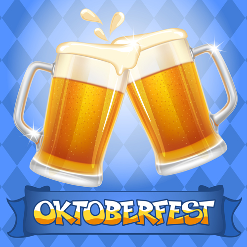Oktoberfest design elements vector set 17