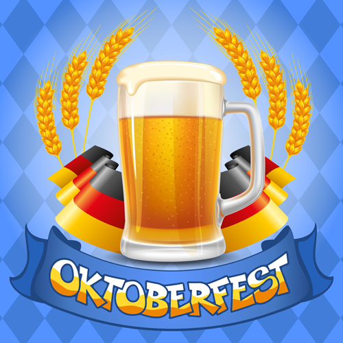 Oktoberfest design elements vector set 19