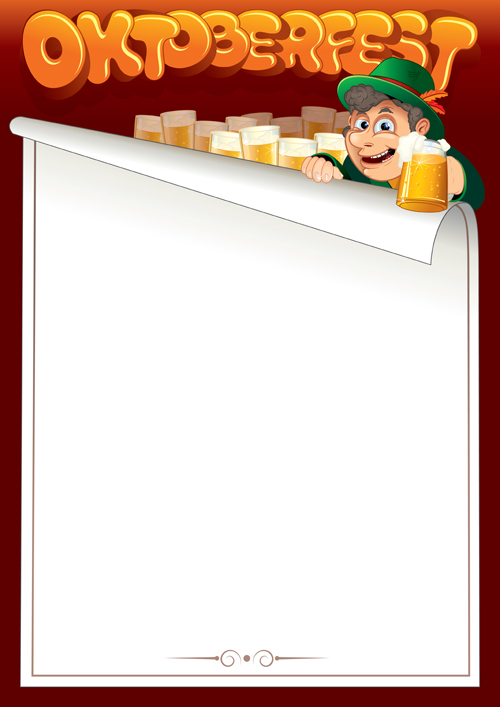 Oktoberfest design elements vector set 05