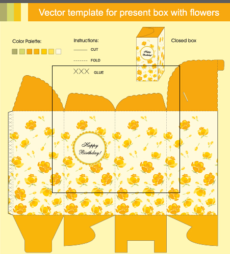 resent box models vector graphics 02 Package present box models vector graphics 02