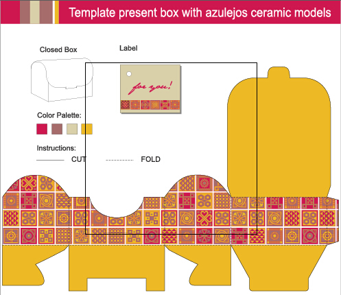 resent box models vector graphics 03 Package present box models vector graphics 03