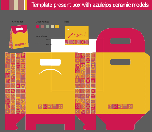 resent box models vector graphics 04 Package present box models vector graphics 04
