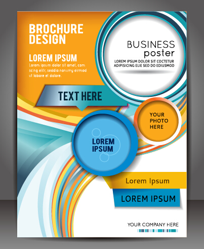 Presentation of creative magazine cover vector 06