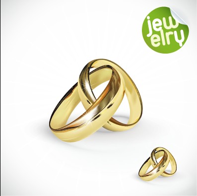 wedding ring wedding rings golden elements element 