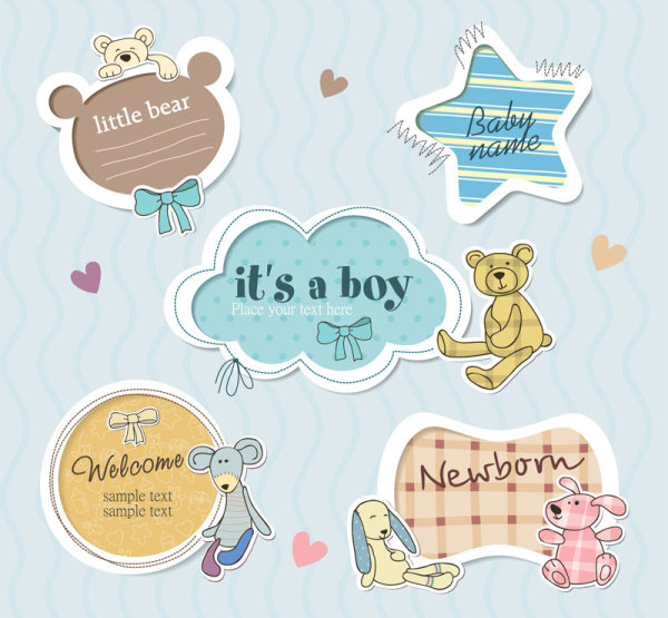 text label frames frame cute baby 