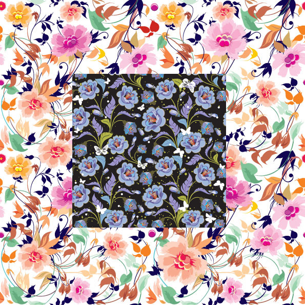 shading pattern flowery flowers background 