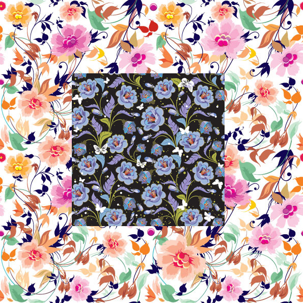 Splendid decorative pattern background