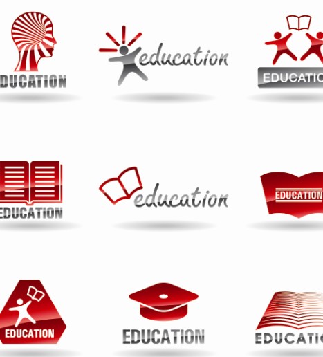 Different style of logos design elements vector 01