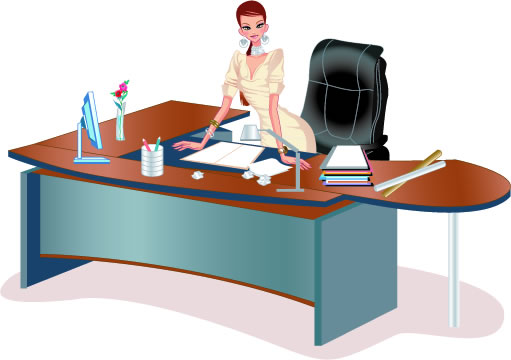 Stylish office people set 51 vector
