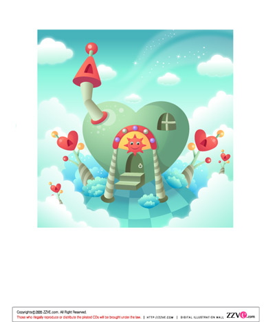 lovely cartoon scene set 25 vector