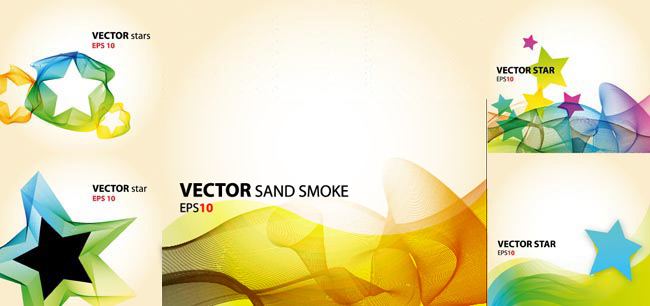 Star bright background vector graphic