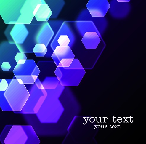 Blue Geometry background vector