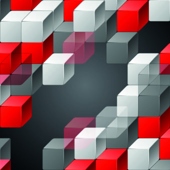 3D Geometric shapes backgrounds 02