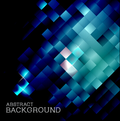 Abstract neon light shiny background vector 01