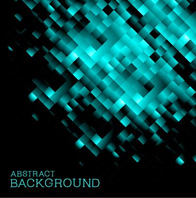 Abstract neon light shiny background vector 04