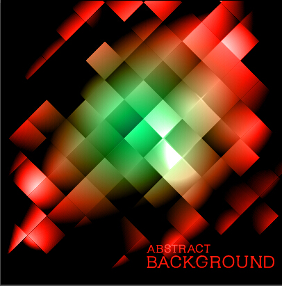 Abstract neon light shiny background vector 05