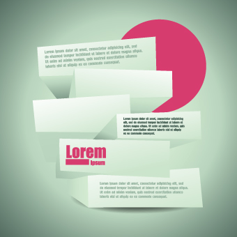 Creative Business template design vector 01