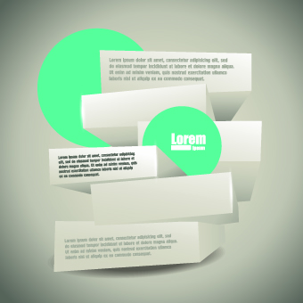 Creative Business template design vector 04