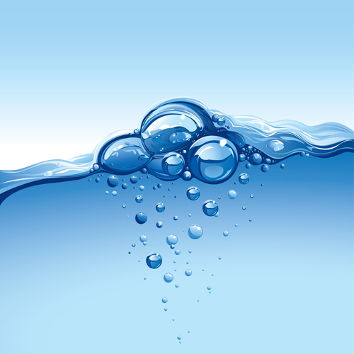 Clear water creative background vector art 03
