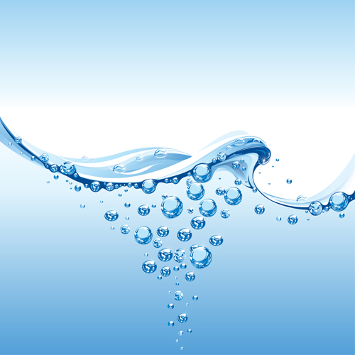 Clear water creative background vector art 04