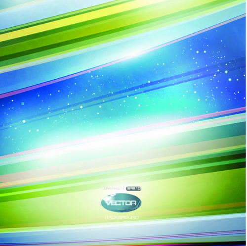 Shiny background with Colorful lines vector graphic 01
