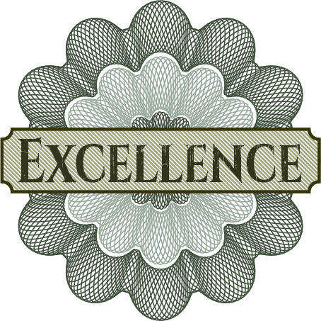Creative rosette with seal vector material 01