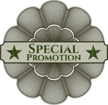 Creative rosette with seal vector material 04