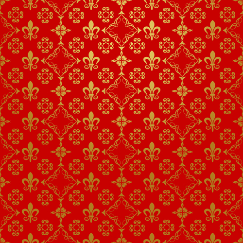 Damask seamless pattern art background 07