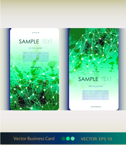 Exquisite Business Cards Vectors graphic 01