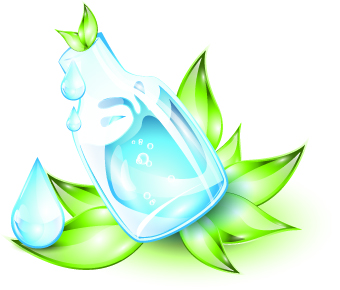 Glass food vector Illustration 05