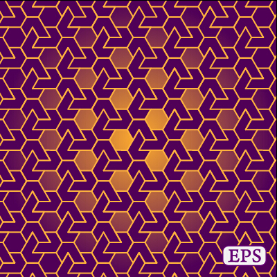 Interweave pierced vector seamless pattern 03